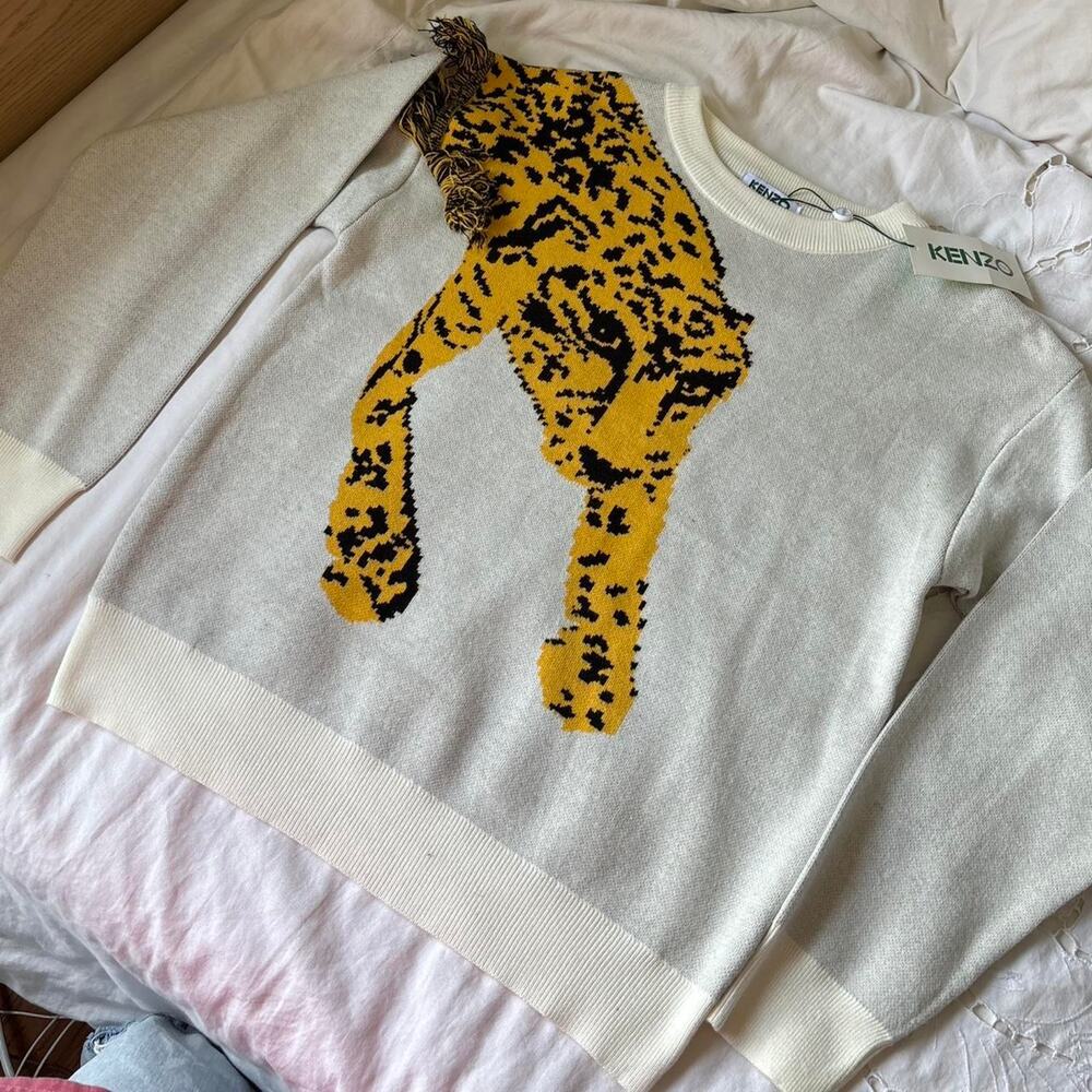 Kenzo leopard sweater - Picture 2 of 5